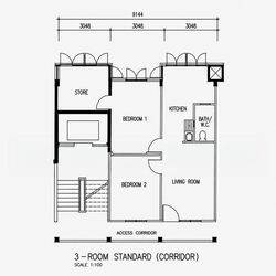 Blk 109 Commonwealth Crescent (Queenstown), HDB 3 Rooms #624096861